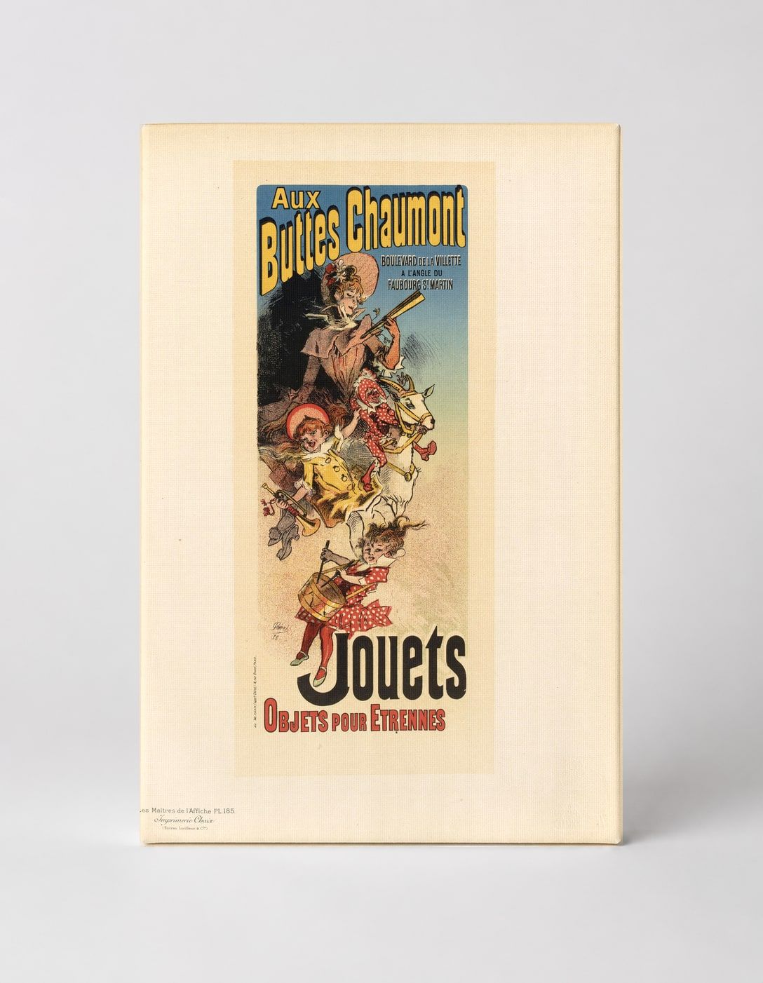 Aux Buttes Chaumont Jouets 1890s - Belle Époque Vintage Poster Wall Art