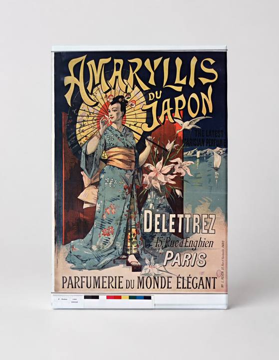 Amaryllis du Japon 1890s Japonisme Belle Époque Vintage Poster Wall Art