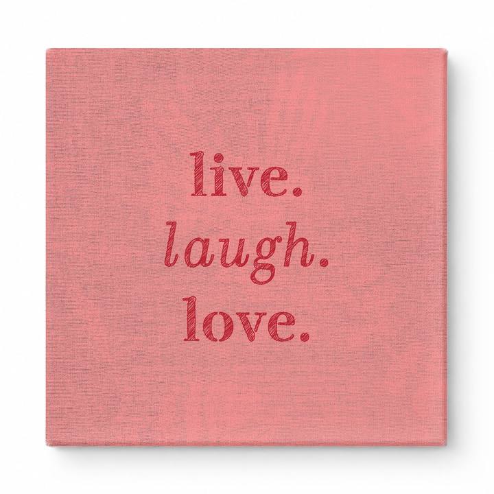 Live. Laugh. Love — Soft Watercolor Wash