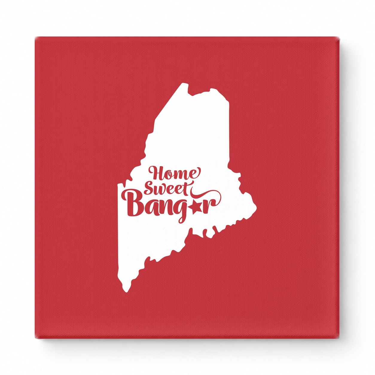 Home Sweet Bangor — Maine State Silhouette