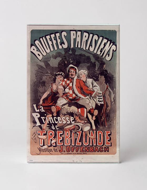 Bouffes Parisiens La Princesse de Trebizonde - Belle Époque Vintage Poster Wall Art