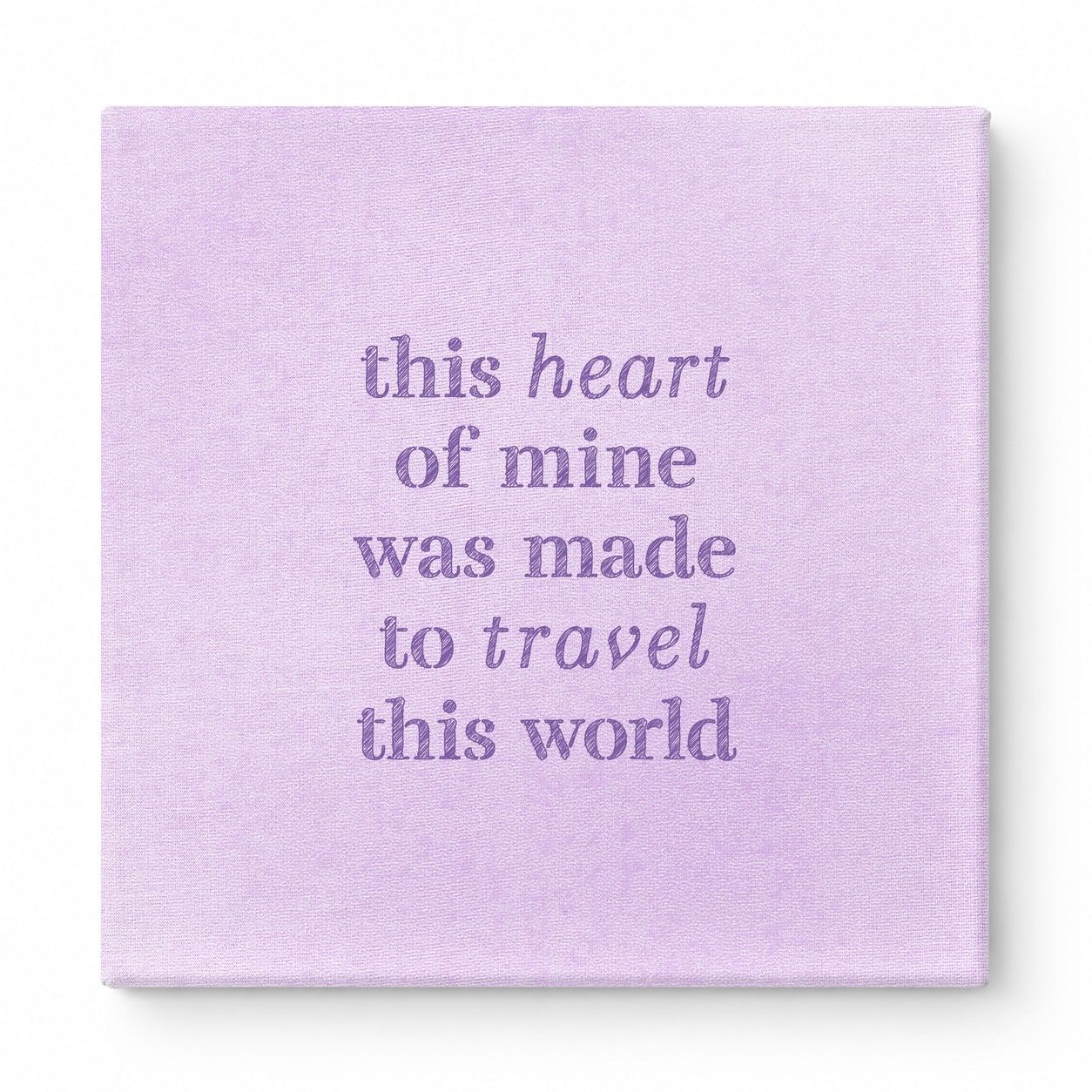 This Heart of Mine Was Made to Travel This World — Geometric Low-Poly