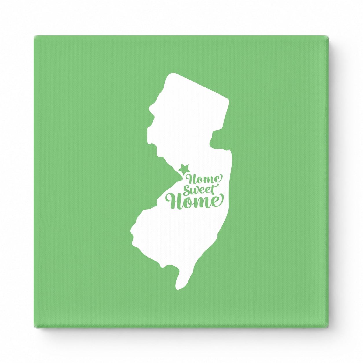 Home Sweet Trenton — New Jersey State Silhouette