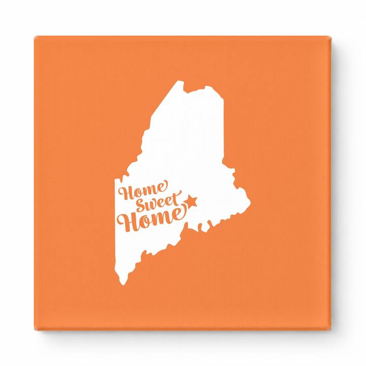 Home Sweet Portland — Maine State Silhouette