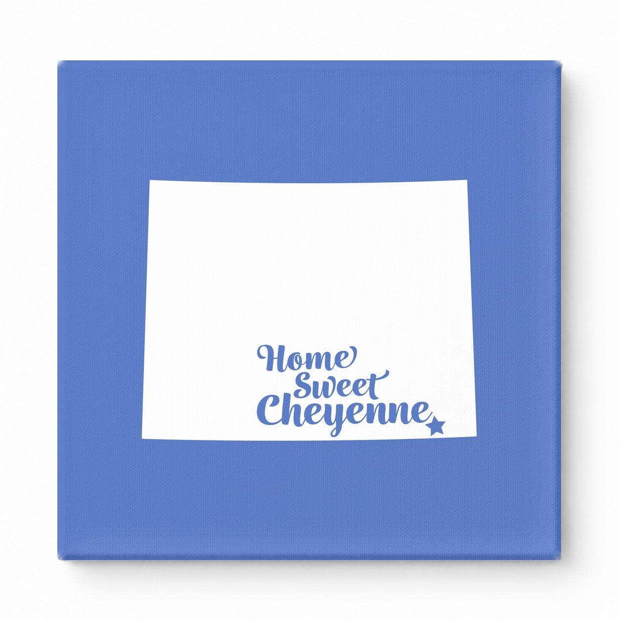 Home Sweet Cheyenne — Wyoming State Silhouette
