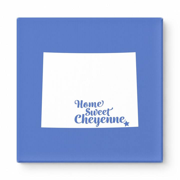 Home Sweet Cheyenne — Wyoming State Silhouette