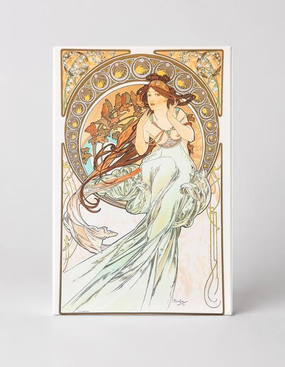 La Musique 1898 - Art Nouveau Vintage Poster Canvas Wall Art