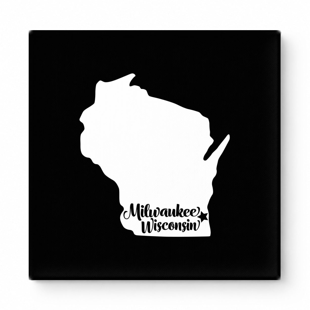 Home Sweet Milwaukee — Wisconsin State Silhouette