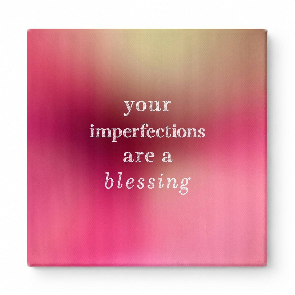 Your Imperfections Are a Blessing — Chalkboard Lettering
