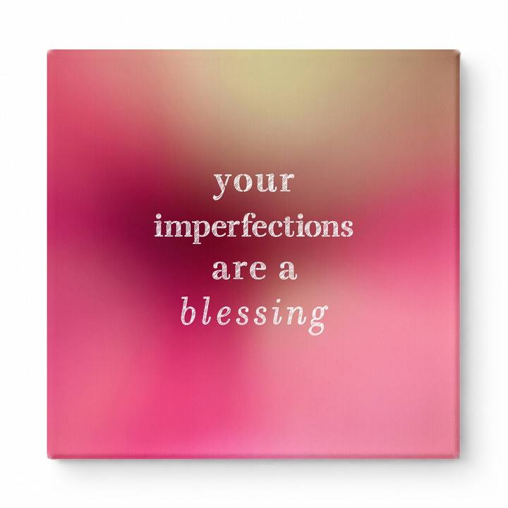 Your Imperfections Are a Blessing — Chalkboard Lettering