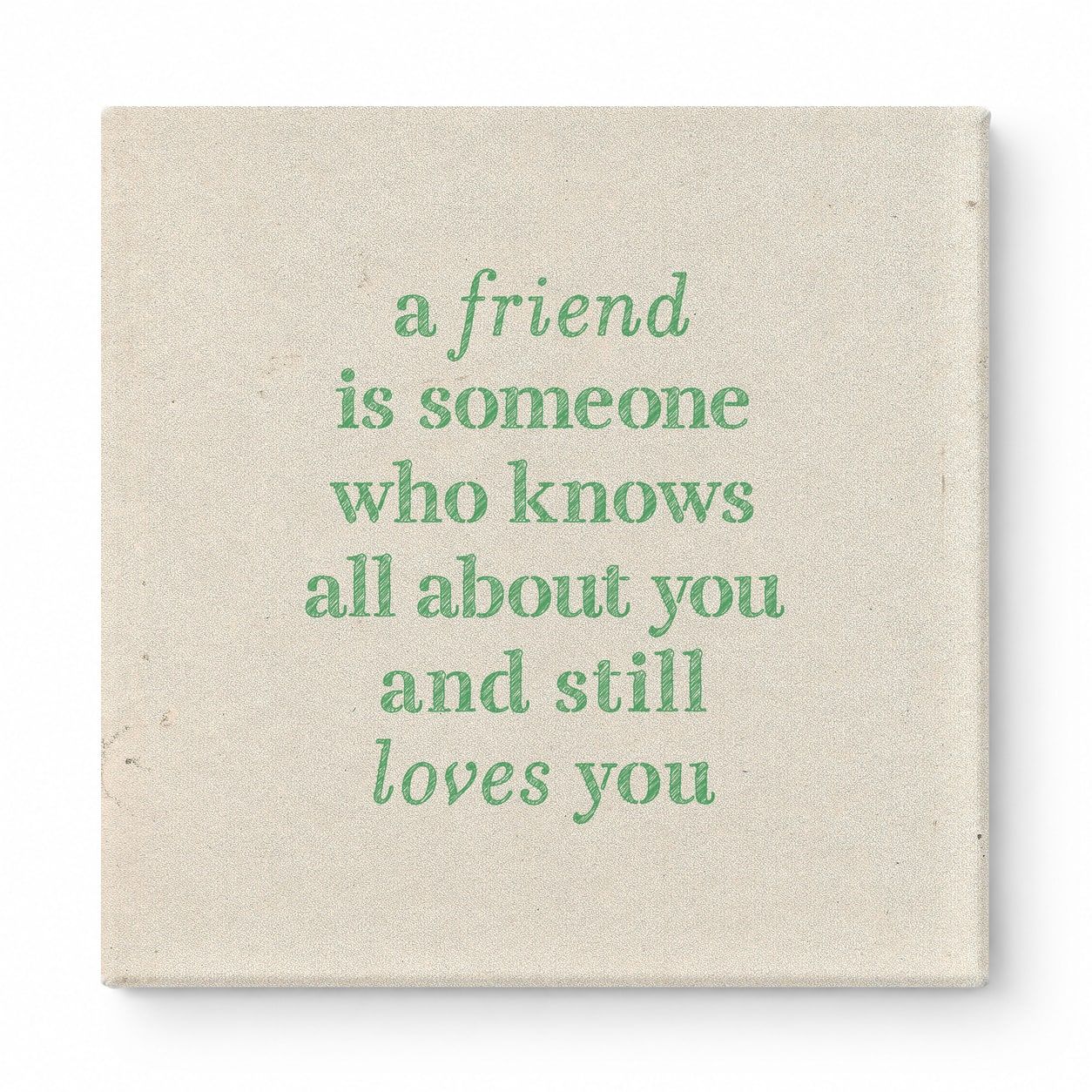 A Friend Is Someone Who Knows All About You and Still Loves You — Geometric Low-Poly