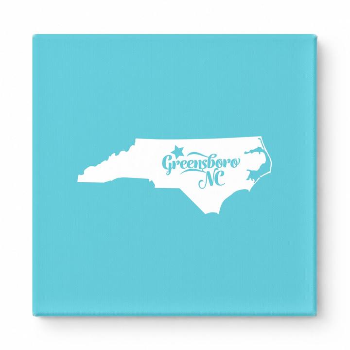 Home Sweet Greensboro — North Carolina State Silhouette