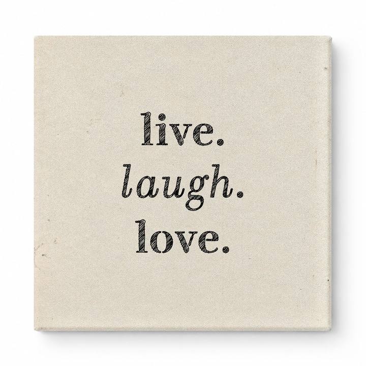 Live. Laugh. Love — Soft Watercolor Wash