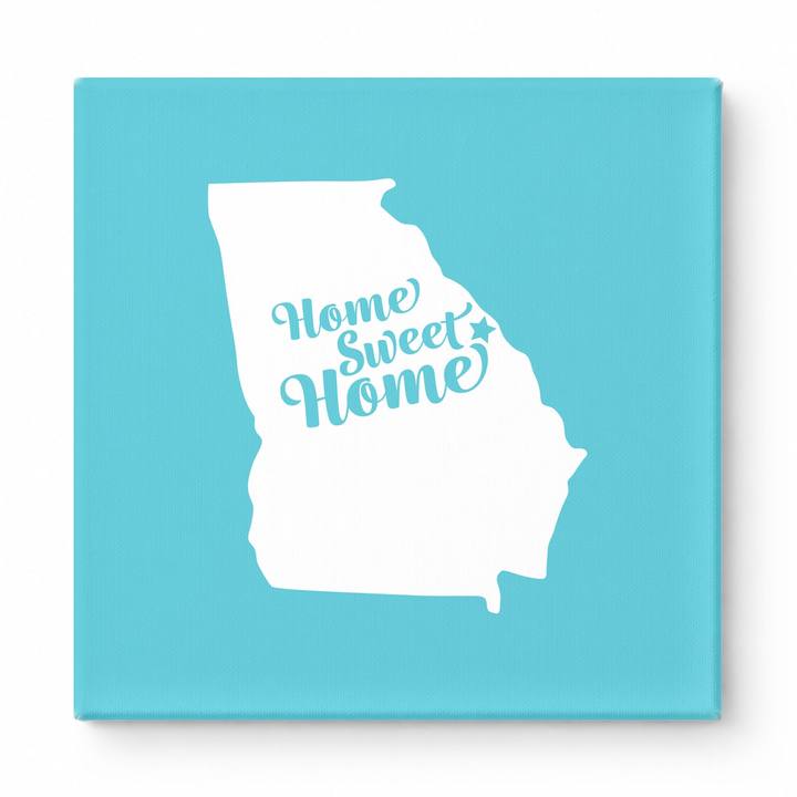 Home Sweet Augusta — Georgia State Silhouette