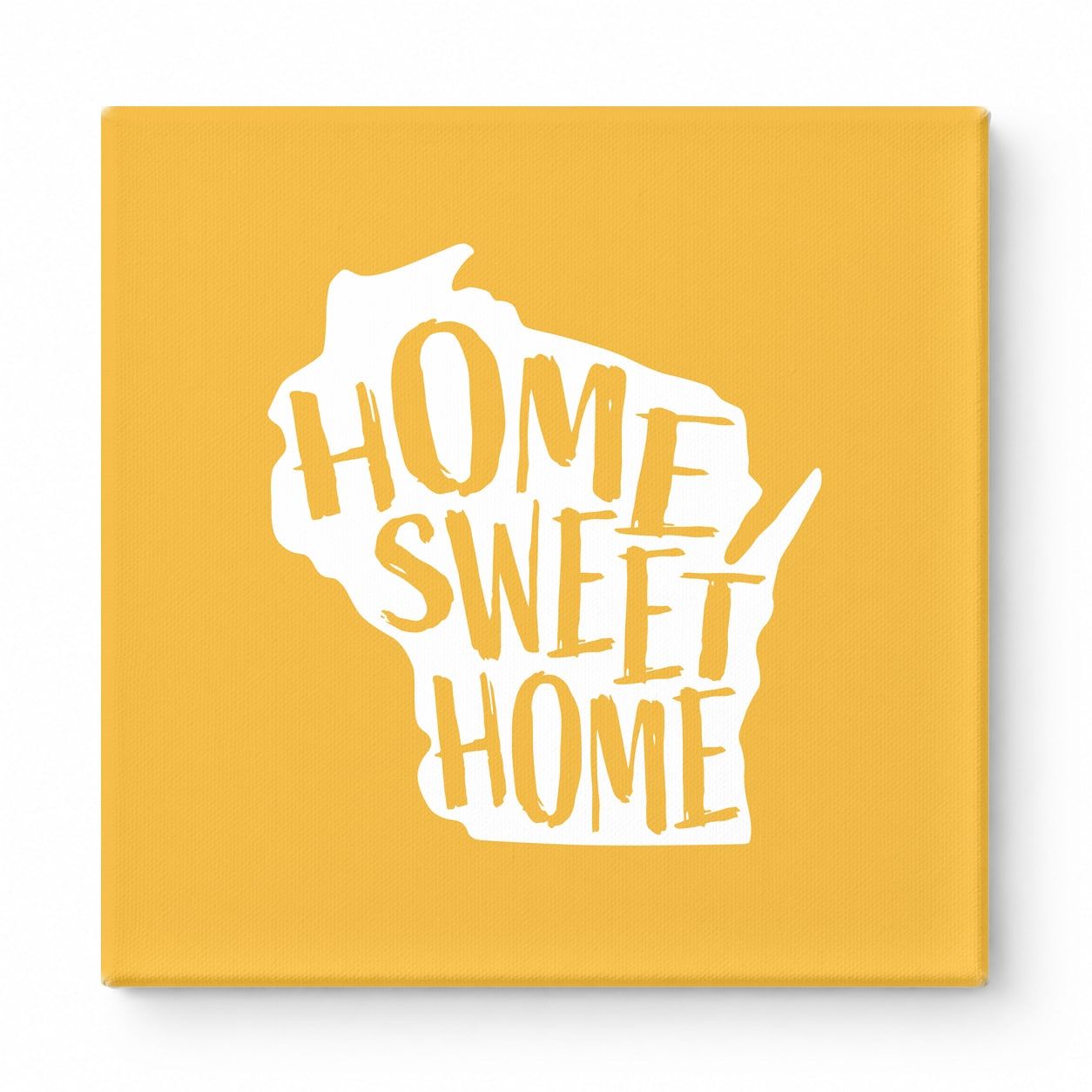 HOME SWEET HOME — Wisconsin State Silhouette