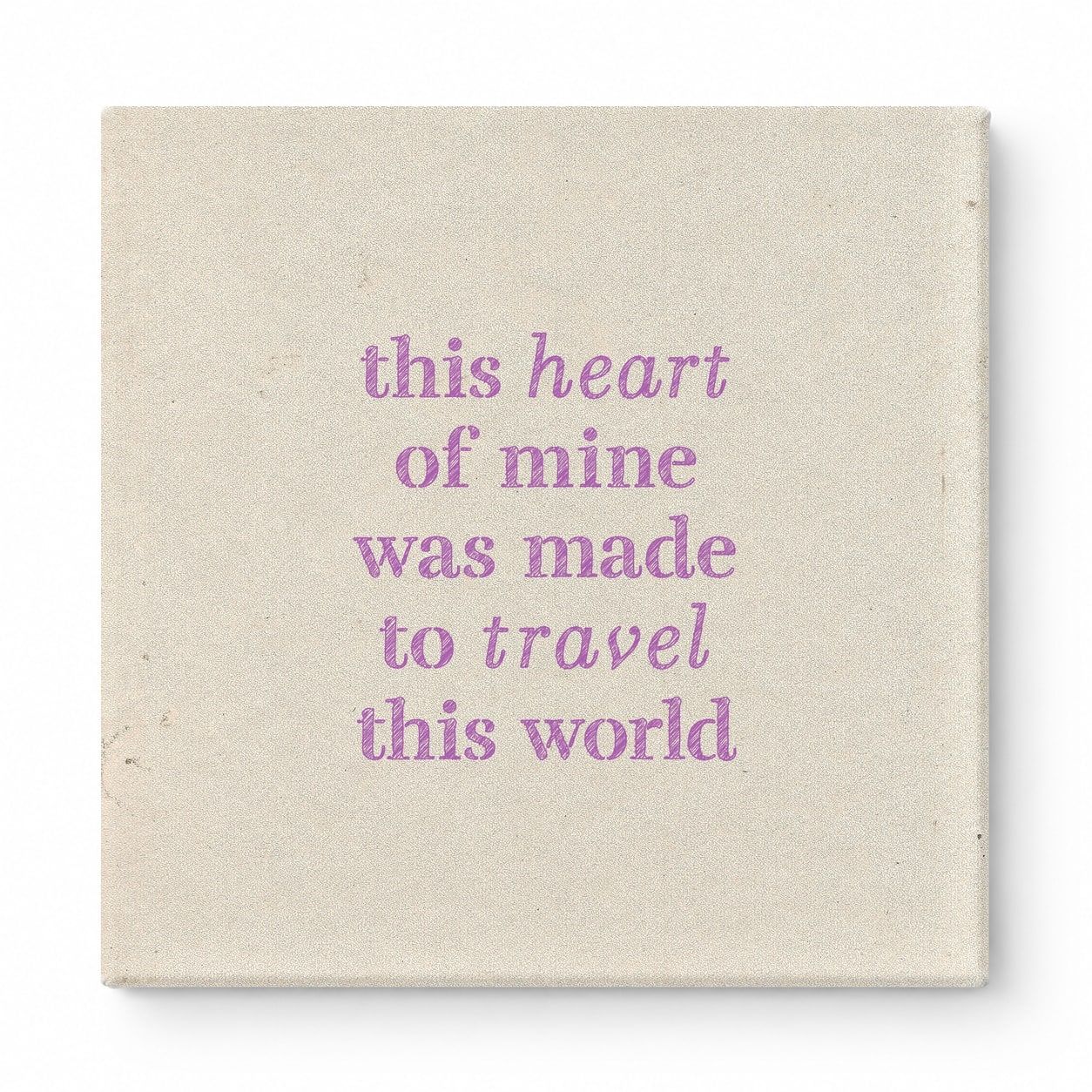 This Heart of Mine Was Made to Travel This World — Geometric Low-Poly