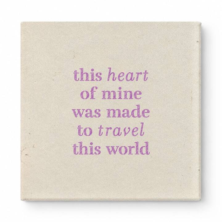This Heart of Mine Was Made to Travel This World — Geometric Low-Poly