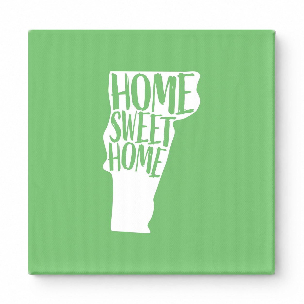 HOME SWEET HOME — Vermont State Silhouette
