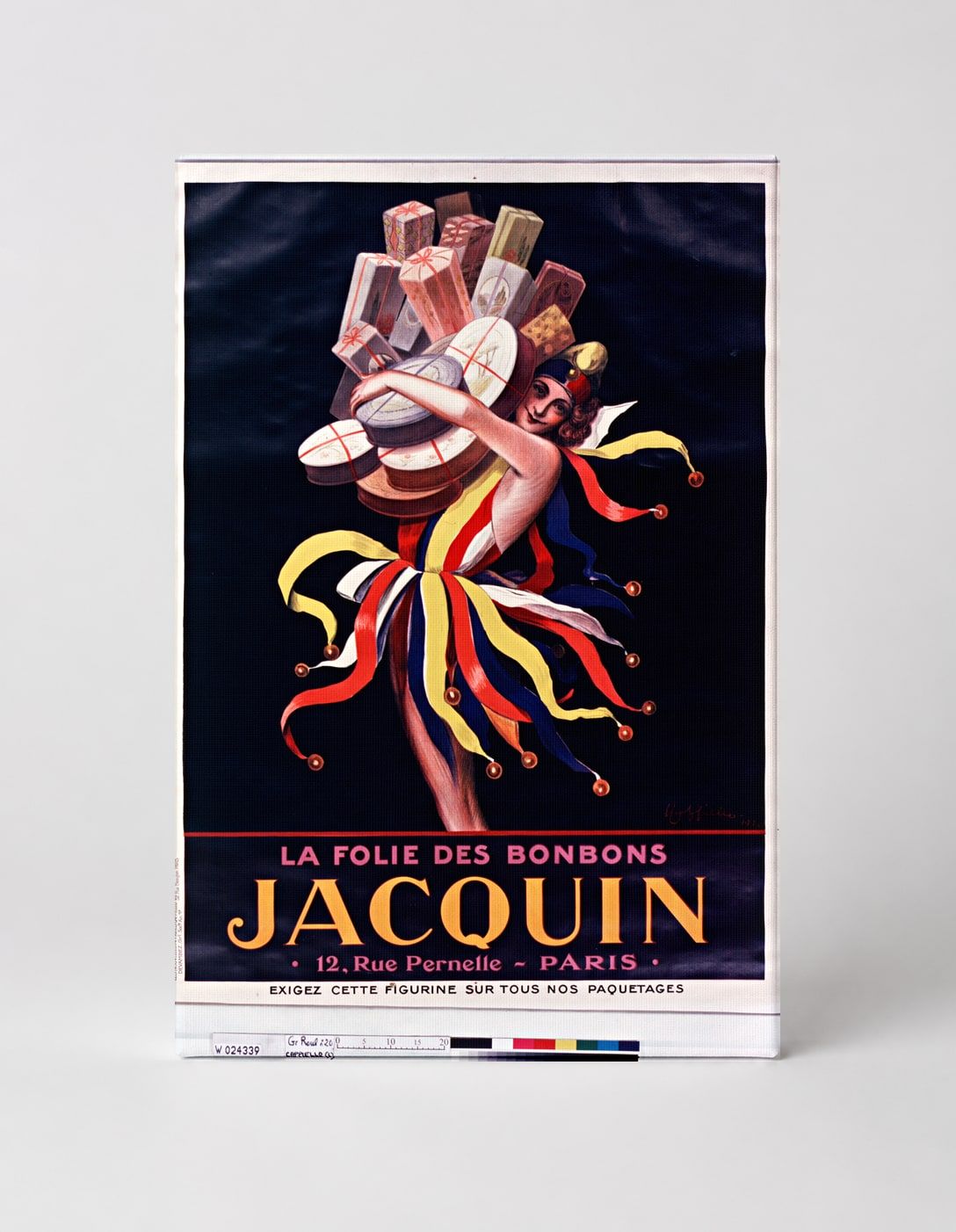 La Folie des Bonbons Jacquin 1900s - Belle Époque Vintage Poster Wall Art