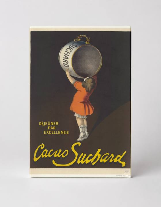 Cacao Suchard Vintage Belgian Chocolate Poster Canvas Wall Art