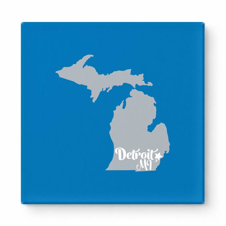 Home Sweet Detroit — Michigan State Silhouette