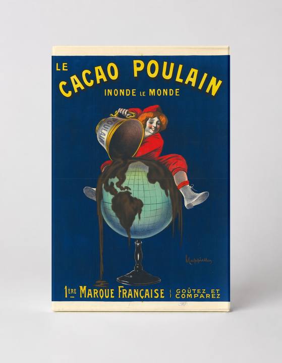 Cacao Poulain Inonde Le Monde 1900 - Belle Époque Vintage Poster Wall Art