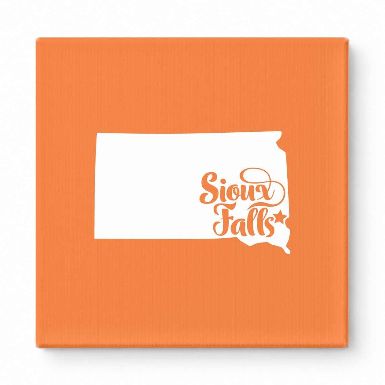 Home Sweet Sioux Falls — South Dakota State Silhouette