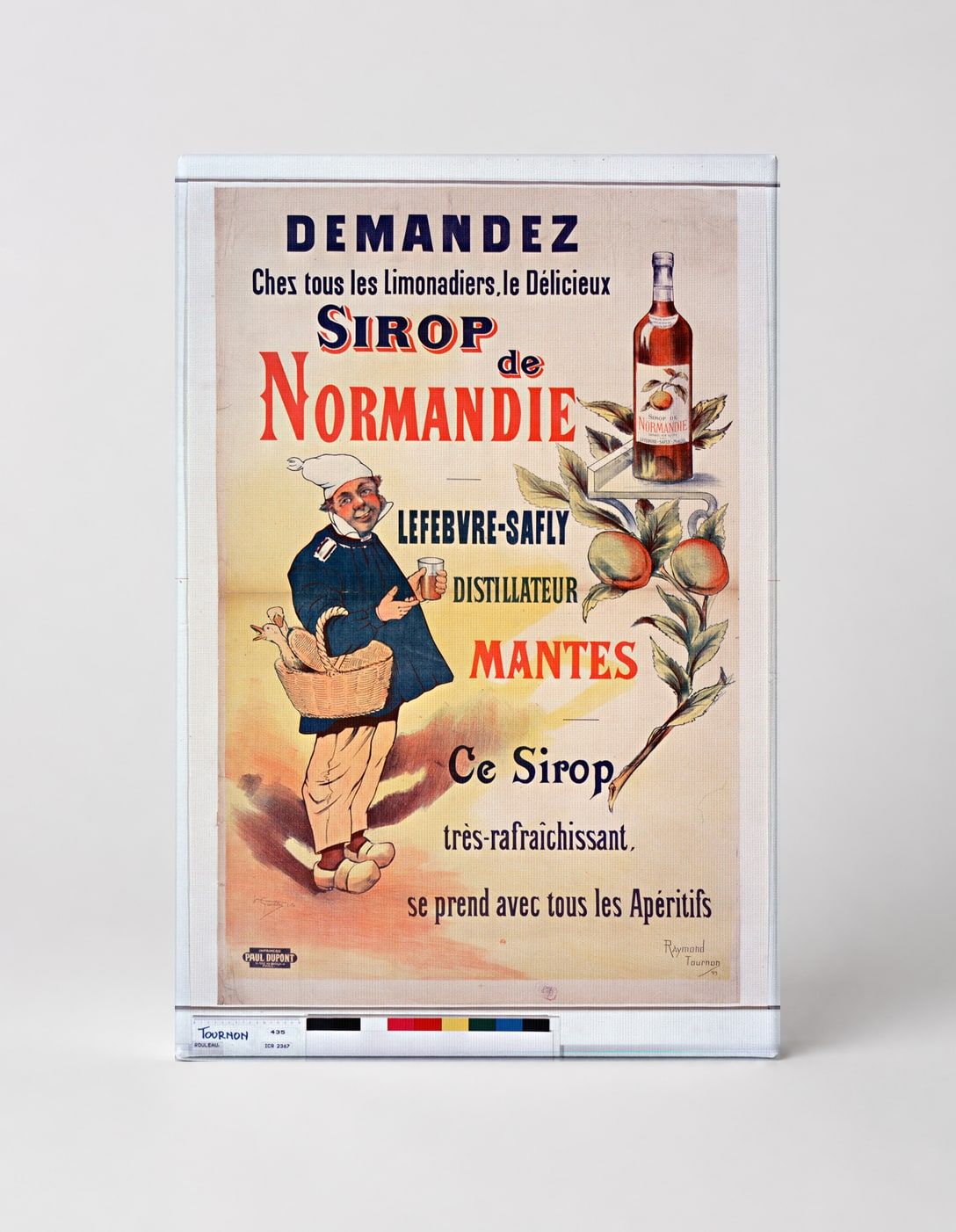 Sirop de Normandie 1900s French Advertising Vintage Poster Wall Art
