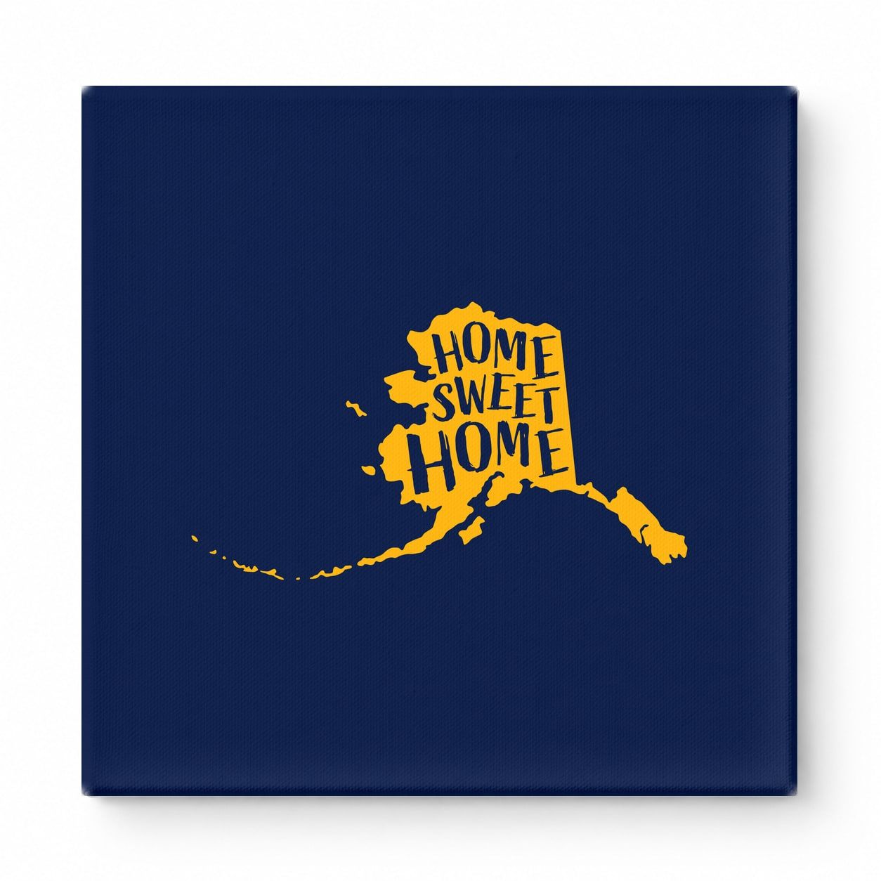 HOME SWEET HOME — Alaska State Silhouette