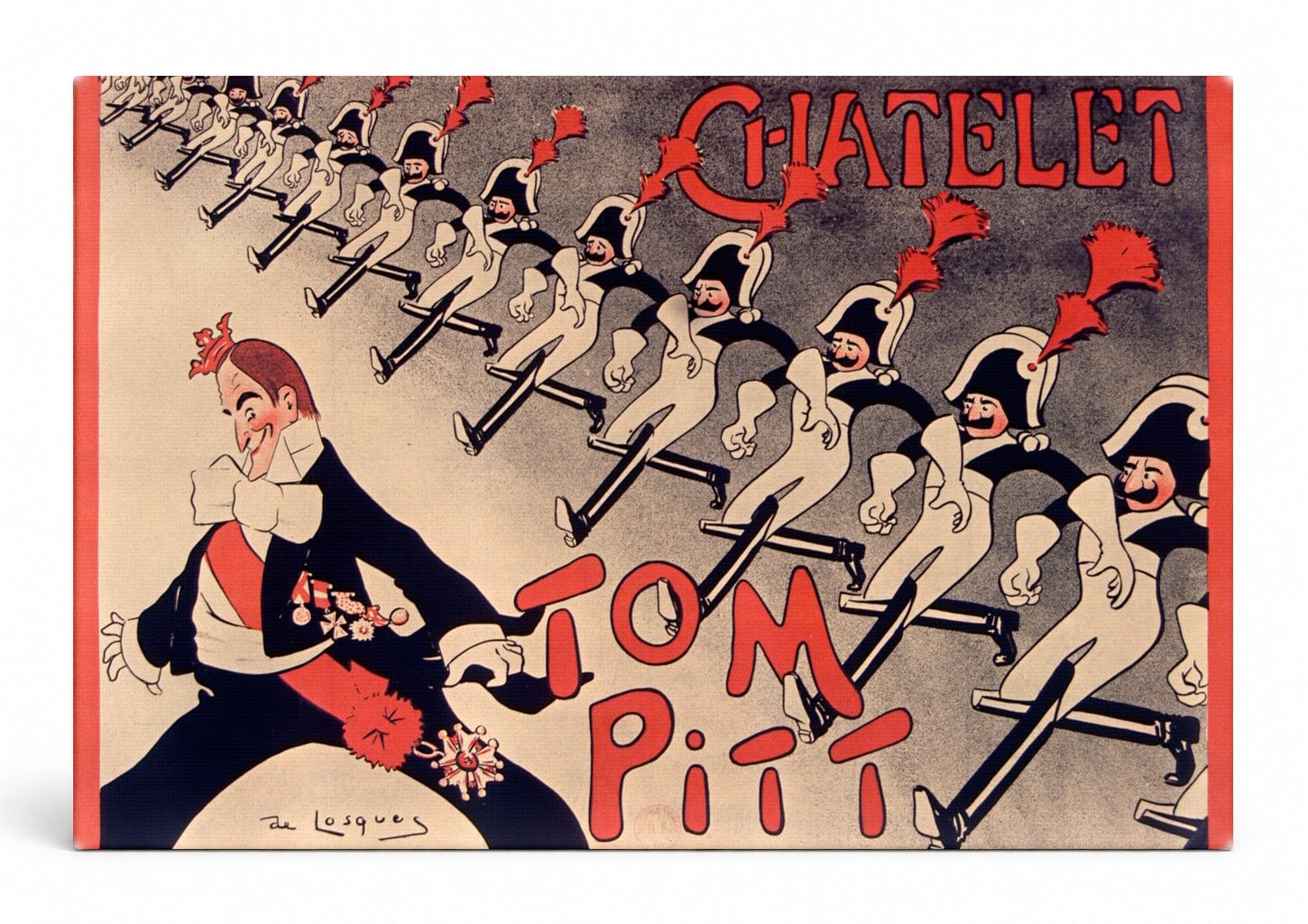 Chatelet Tom Pitt 1900s - Belle Epoque Vintage Theatre Poster Wall Art