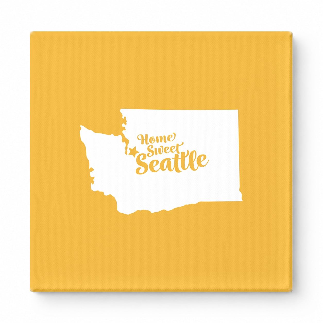Home Sweet Seattle — Washington State Silhouette