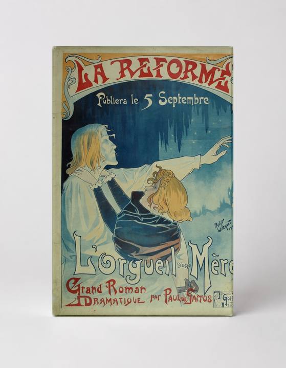 L'Orgueil d'une Mère 1896 - Art Nouveau French Vintage Poster Wall Art