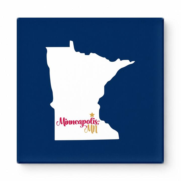 Home Sweet Minneapolis — Minnesota State Silhouette