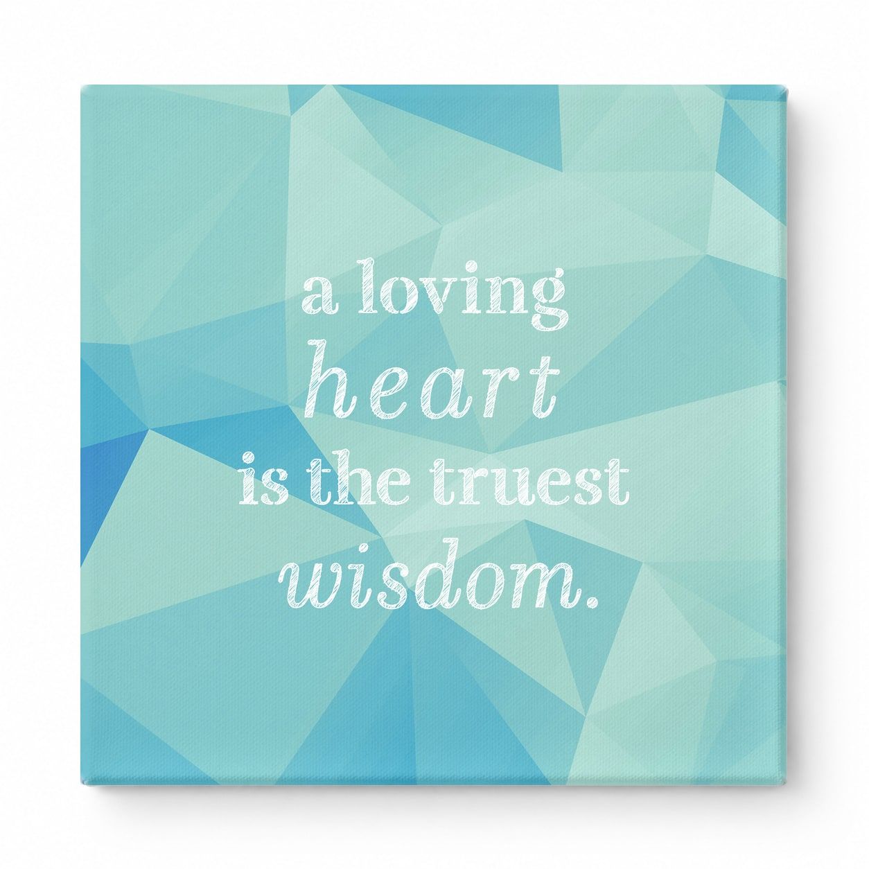 A Loving Heart Is the Truest Wisdom — Geometric Low-Poly