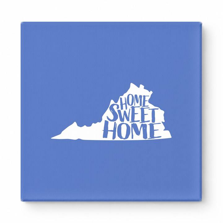 HOME SWEET HOME — Virginia State Silhouette