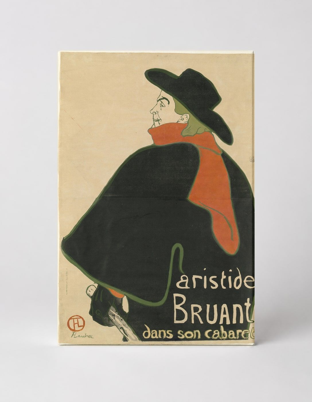 Aristide Bruant dans son Cabaret 1893 - Belle Époque Vintage Poster Wall Art