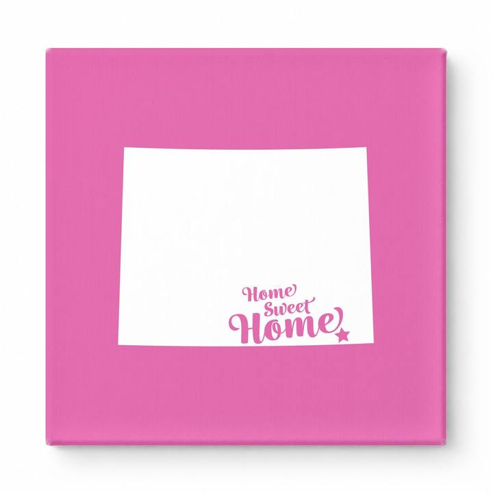 Home Sweet Home Wyoming — Wyoming State Silhouette