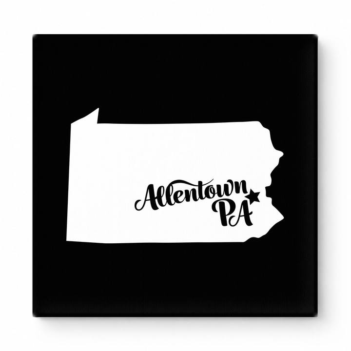 Home Sweet Allentown — Pennsylvania State Silhouette