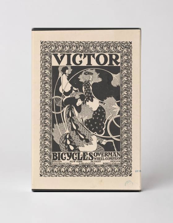 Victor Bicycles Overman Wheel Co 1890s - Vintage Advertising Poster Wall Art