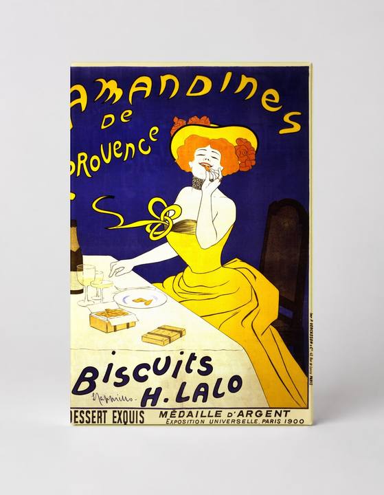 Amandines de Provence Biscuits H. Lalo 1900 - Art Nouveau Vintage Poster Wall Art