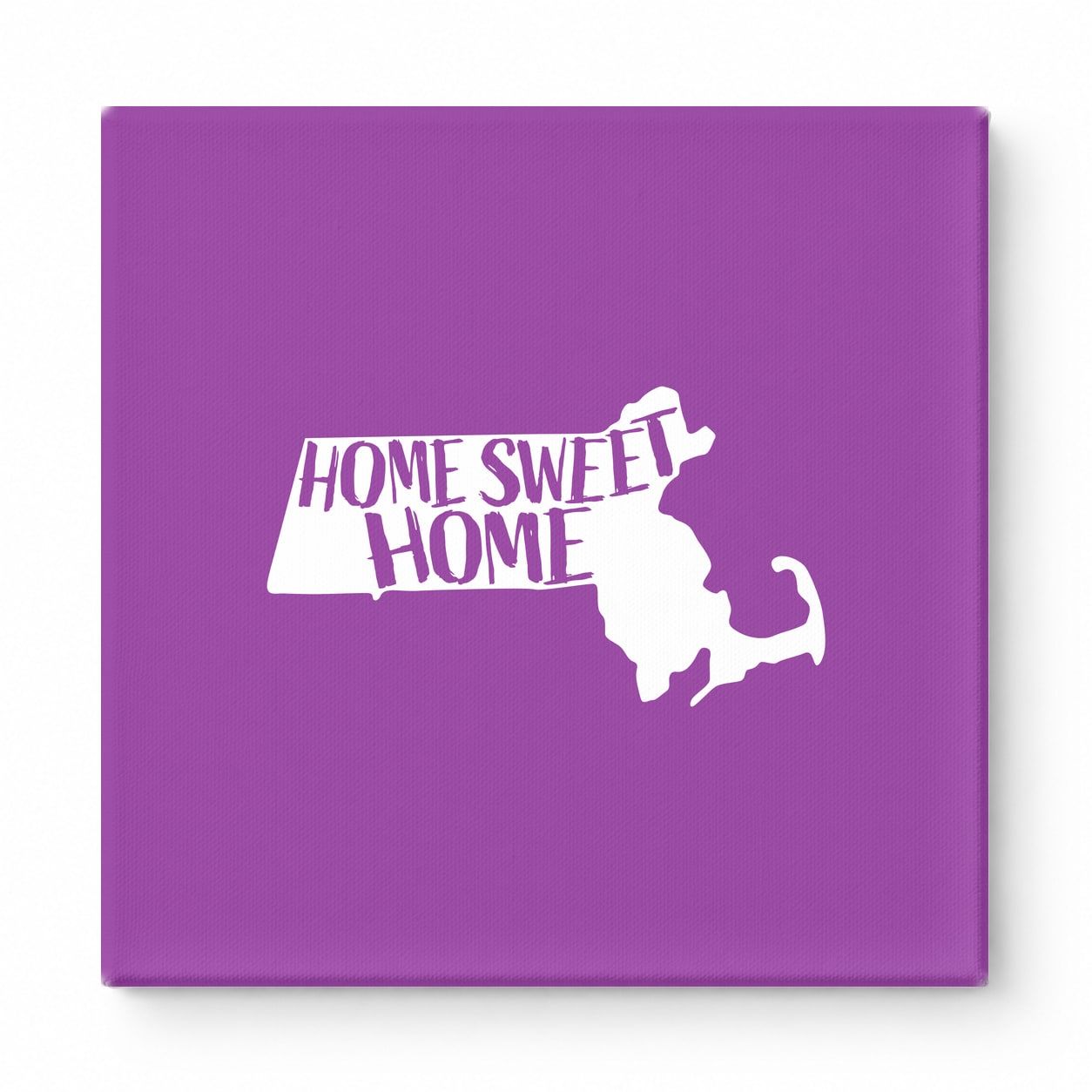 HOME SWEET HOME — Massachusetts State Silhouette