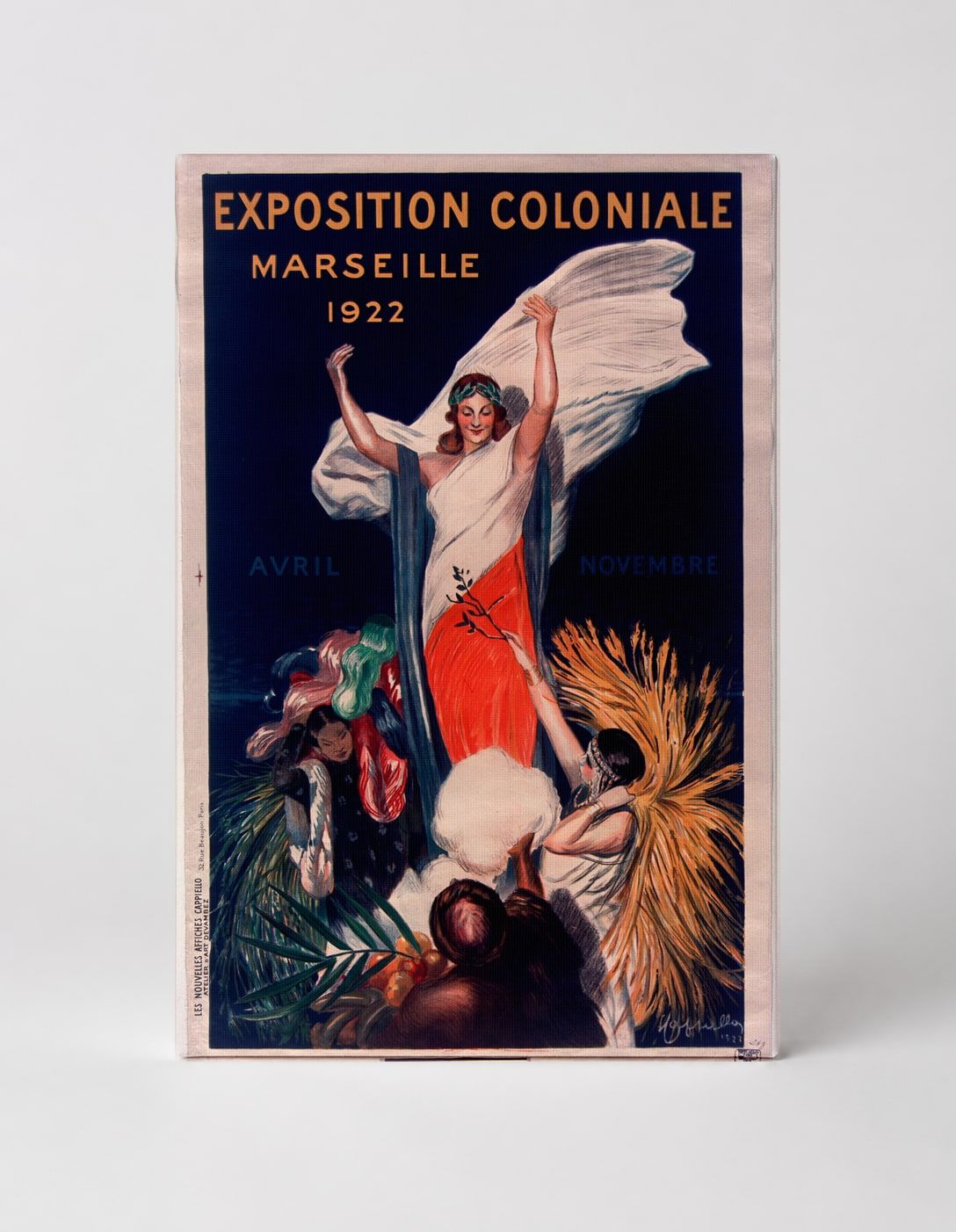 Exposition Coloniale Marseille 1922 - Vintage French Exhibition Poster Wall Art