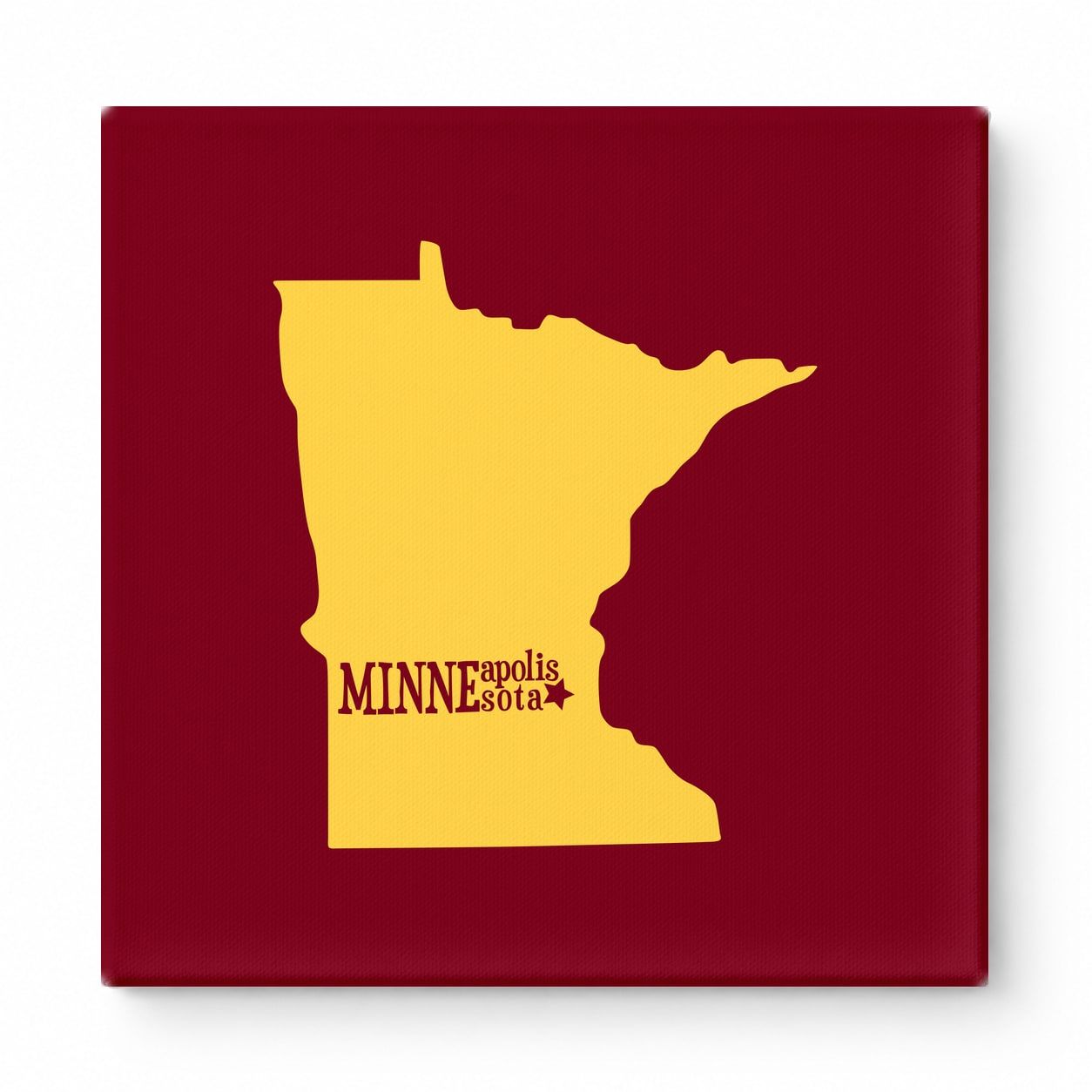 Home Sweet Minneapolis — Minnesota State Silhouette