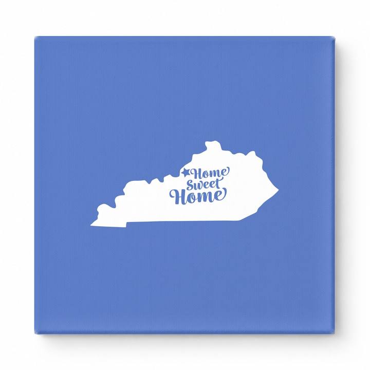 Home Sweet Frankfort — Kentucky State Silhouette