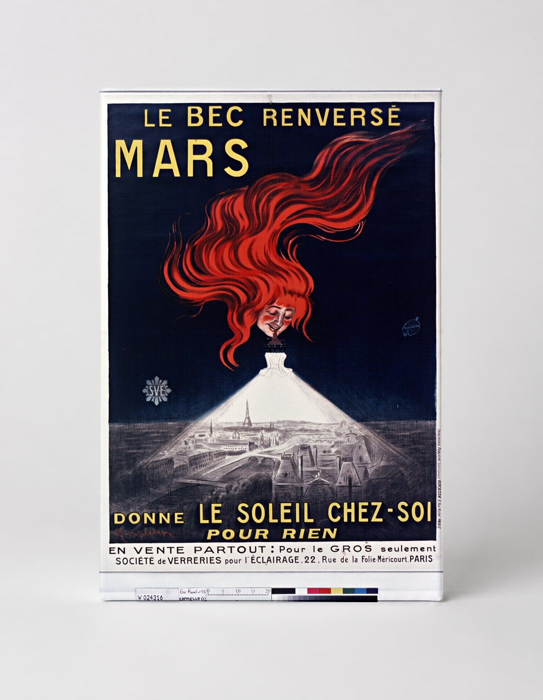 Le Bec Renversé Mars 1900s - Belle Époque French Advertising Vintage Poster Wall Art
