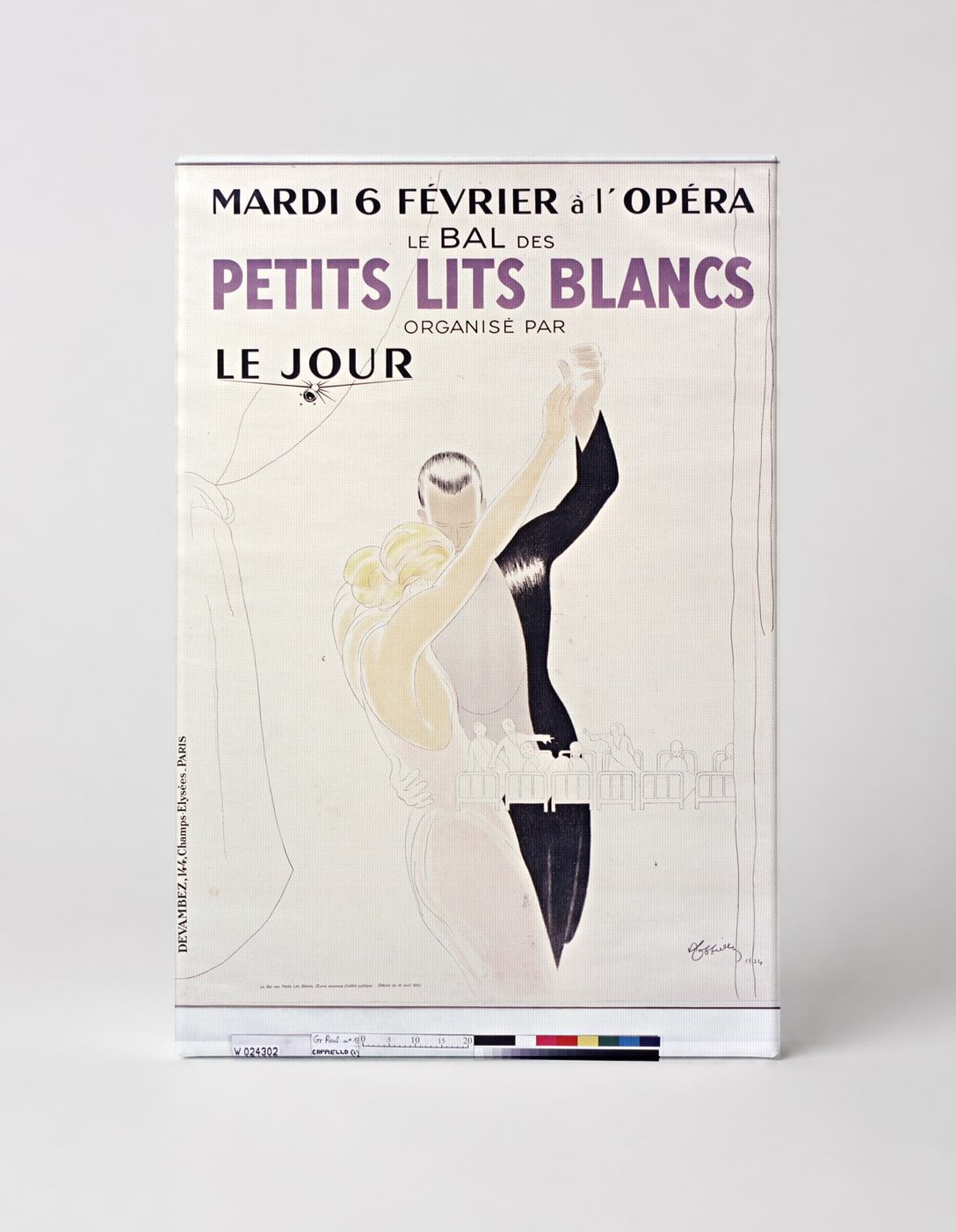 Petits Lits Blancs 1900s Opera Ball - Art Deco Vintage Poster Wall Art