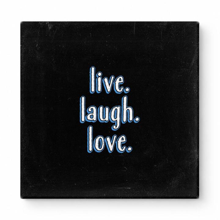 Live. Laugh. Love — Soft Watercolor Wash