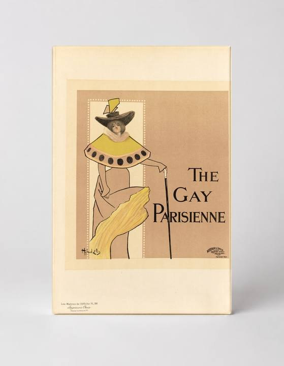 The Gay Parisienne 1890s - Belle Époque Vintage Poster Canvas Wall Art