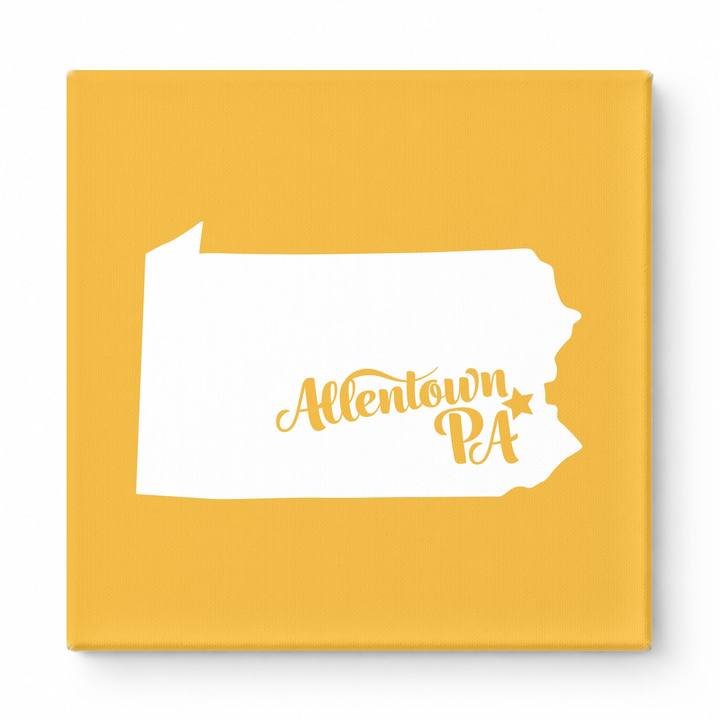 Home Sweet Allentown — Pennsylvania State Silhouette