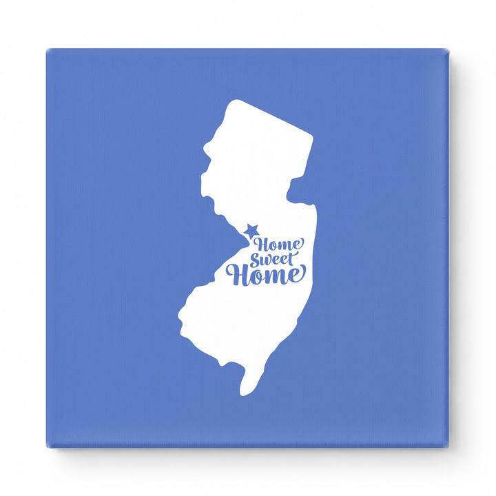 Home Sweet Toms River — New Jersey State Silhouette